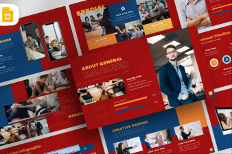 Urban Modern Pitch Google Slide Template